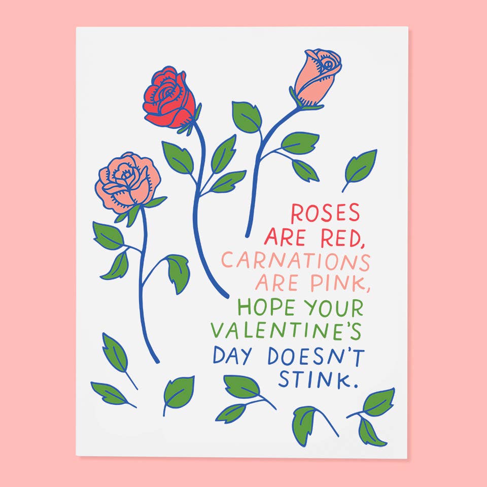 The Good Twin - Red Roses Card