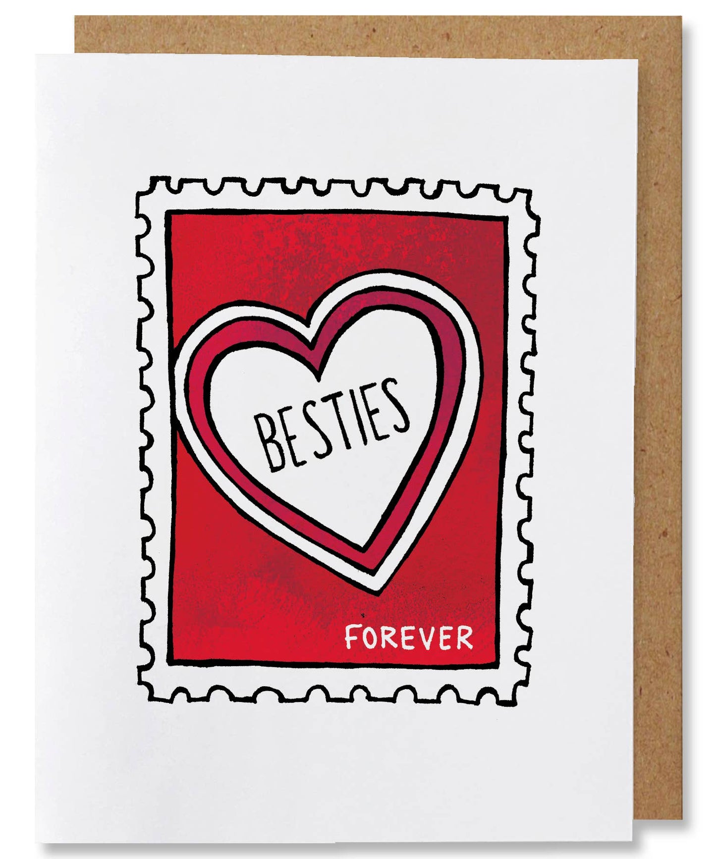 NANU Studio - Besties Forever - Illustrated Funny Love Friendship Card