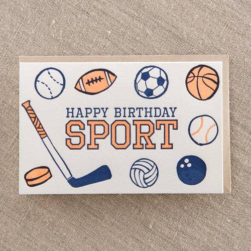 Pike Street Press - Birthday Sport Greeting Card
