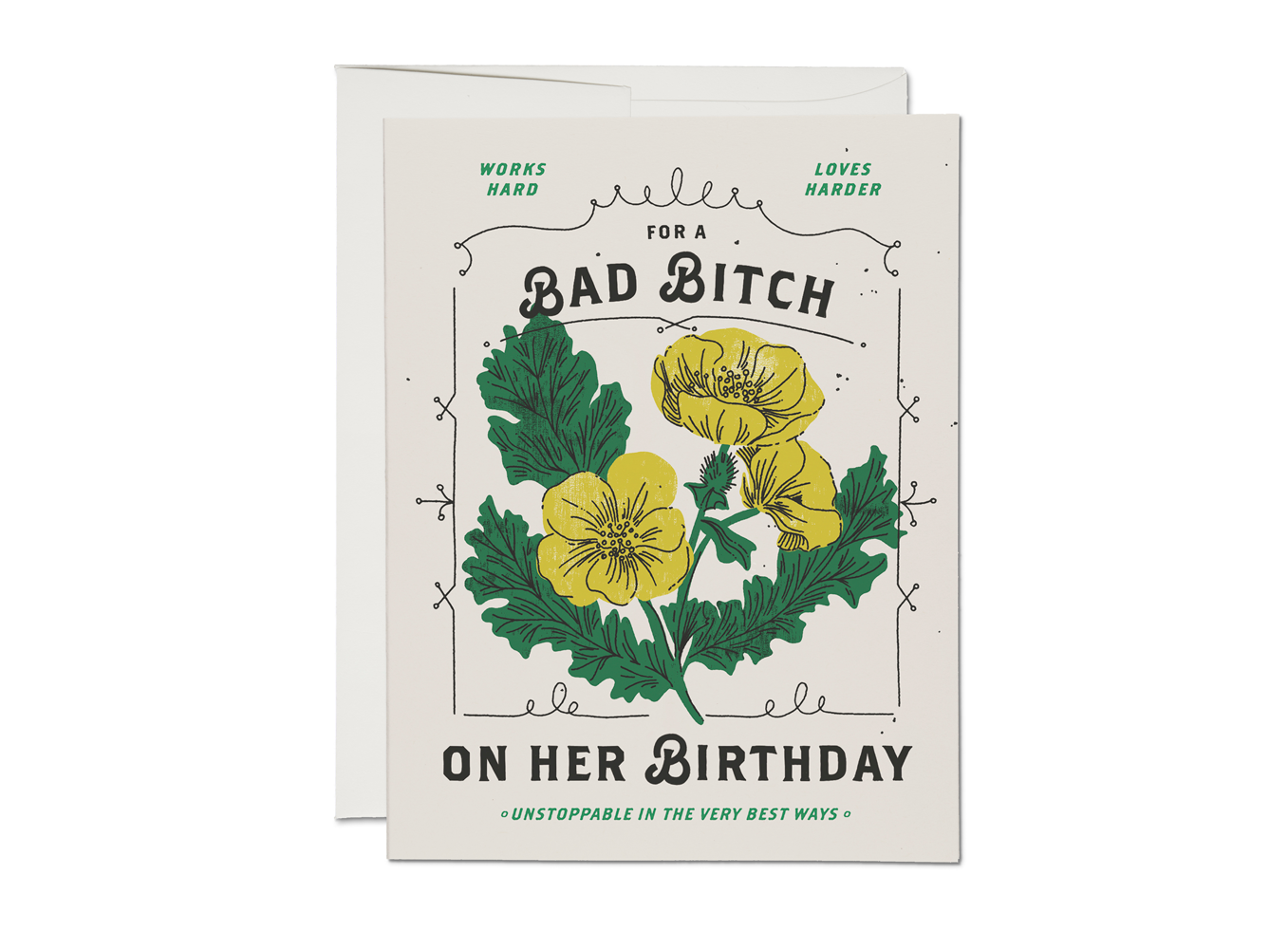 Red Cap Cards - Bad B*tch birthday