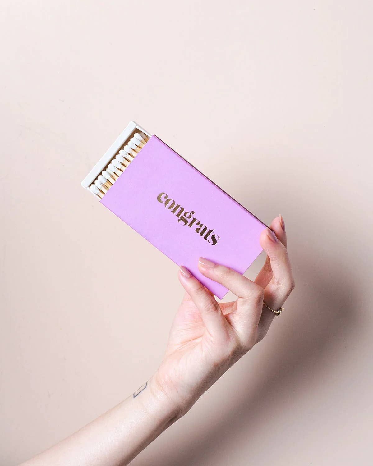 Brooklyn Candle Studio - Statement Matches - Congrats/Lilac