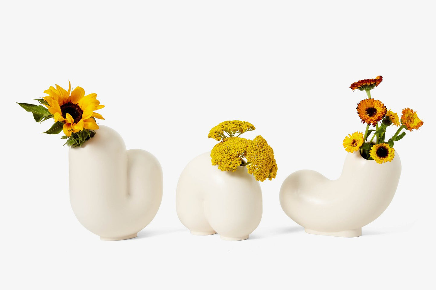 Areaware - Kirby Vase - Curly (white)