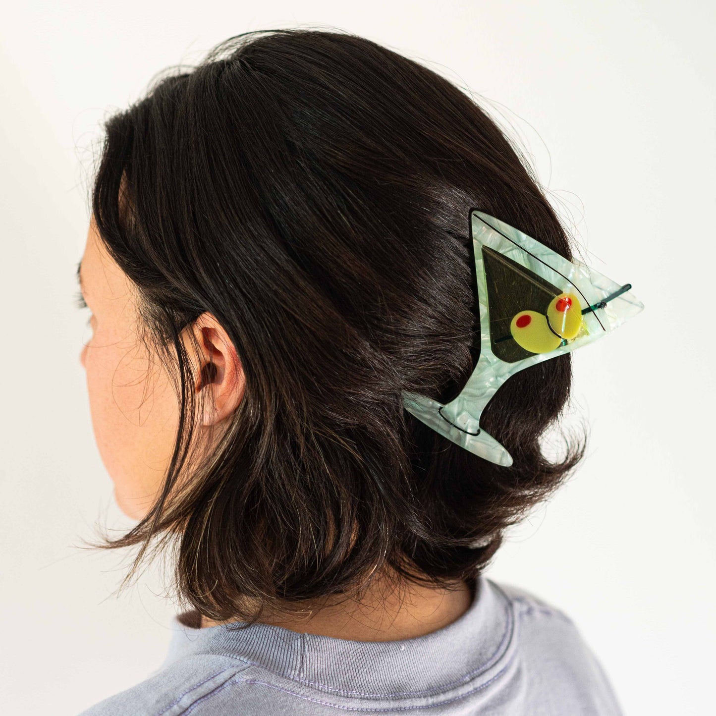 Jenny Lemons - Large Martini Hair Claw Clip