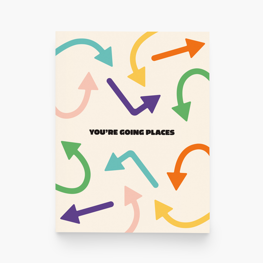 paper&stuff - You're Going Places Greeting Card