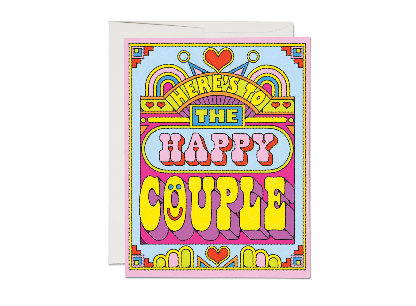 Red Cap Cards - Happy Couple wedding