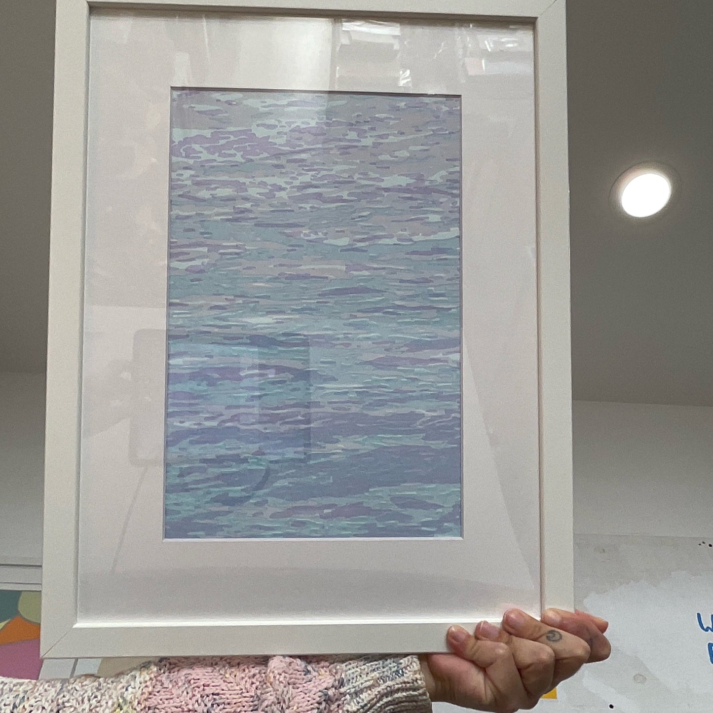 Anne Breedlove - Screenprint - Whale Watching