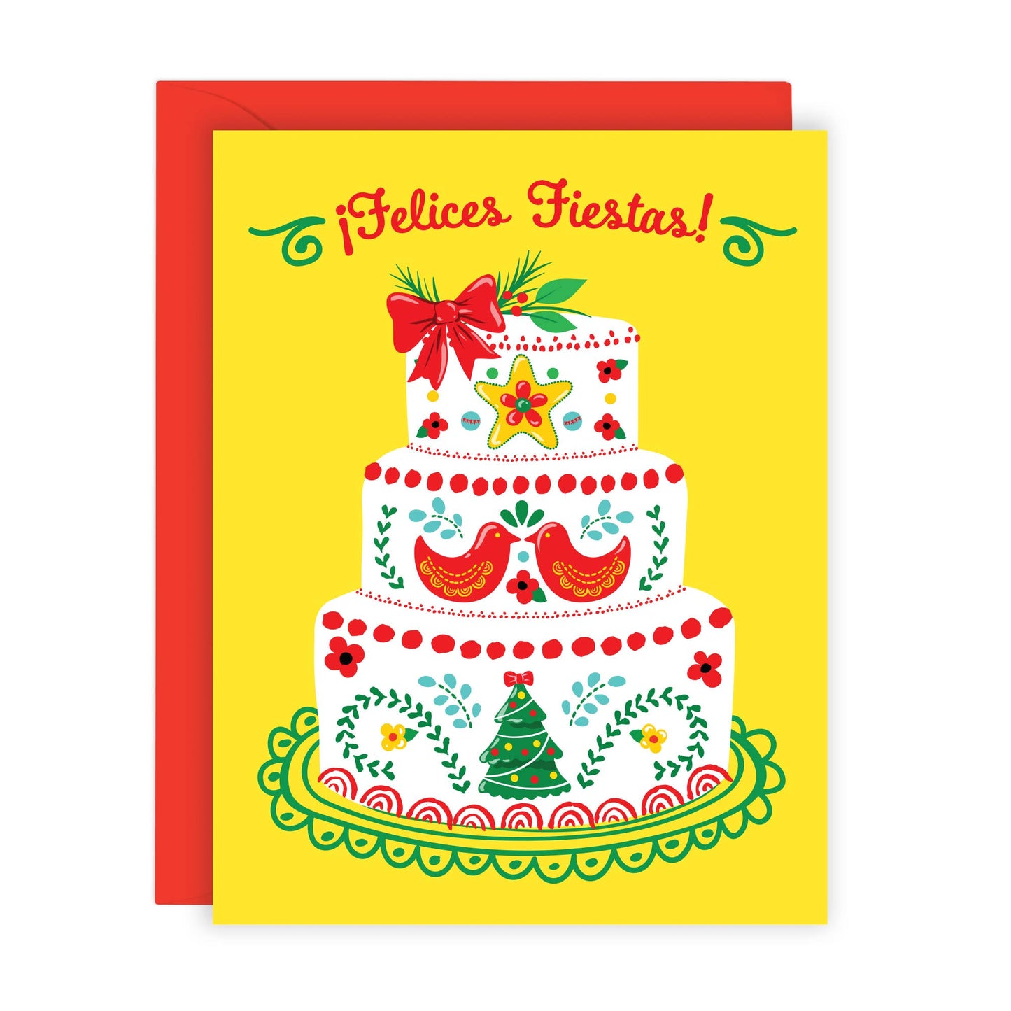 Lucy Loves Paper - ¨ ∞Felices Fiestas! Mexican Cake Christmas Card (A2)