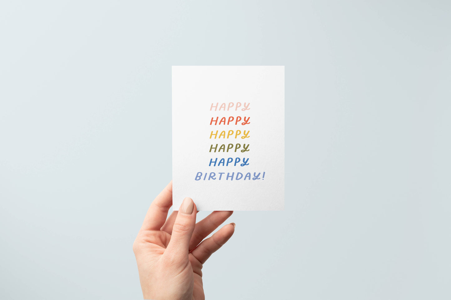 Just Follow Your Art - Birthday Rainbow