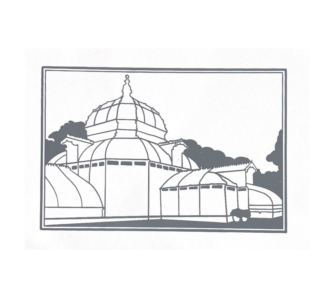Anne Breedlove - Conservatory Flowers Postcard 1 - A6