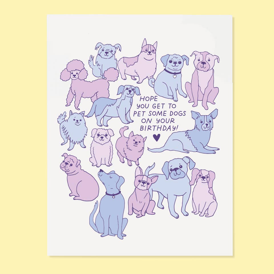 The Good Twin - Pet Some Dogs Card
