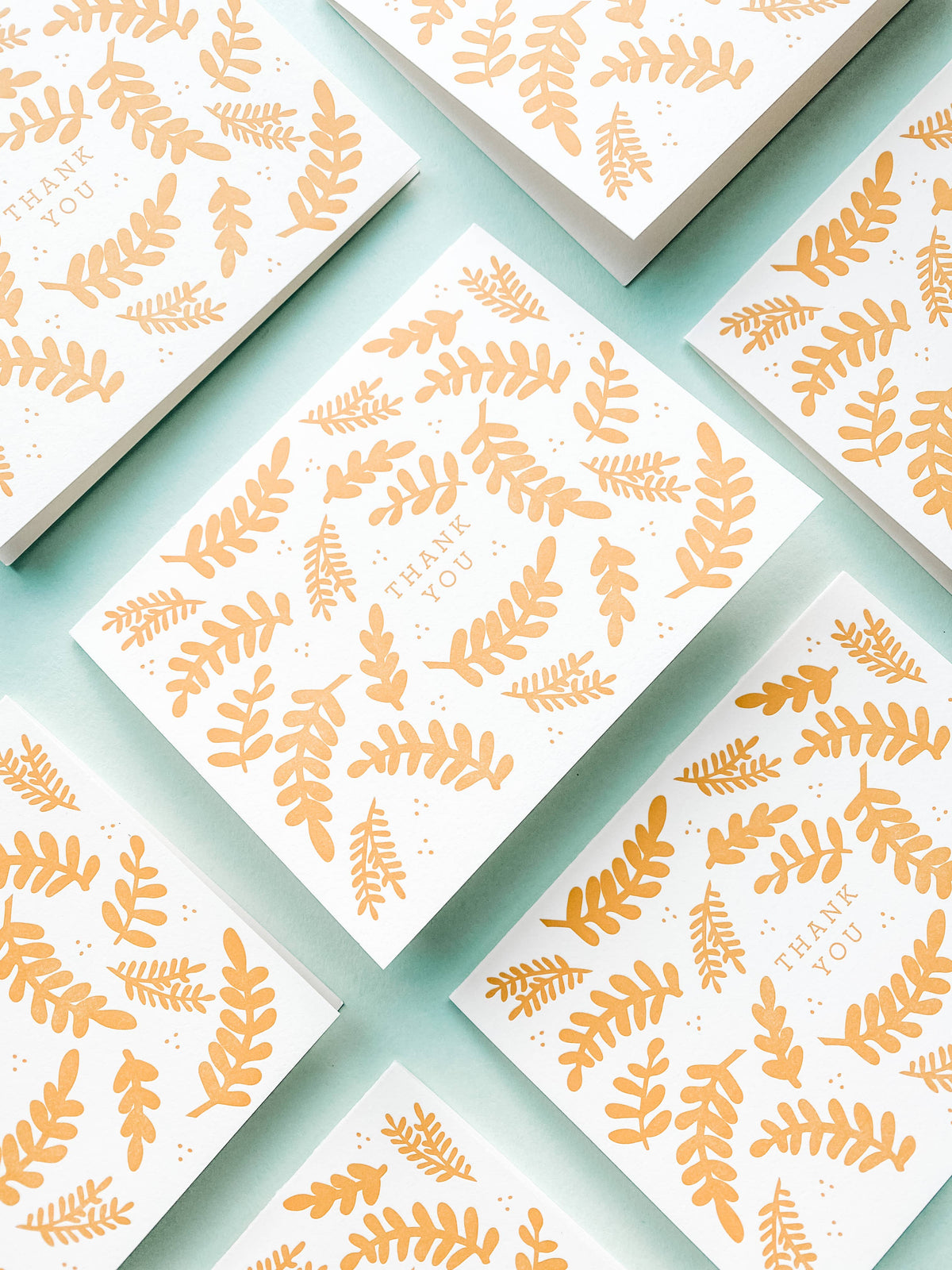 Dahlia Press - Thank You Floral Card