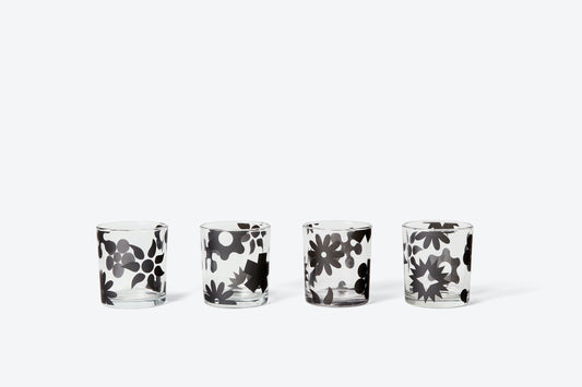 Areaware - Dusen Dusen Pattern Glasses - Black