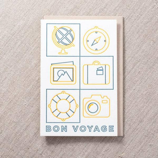 Pike Street Press - Bon Voyage Greeting Card