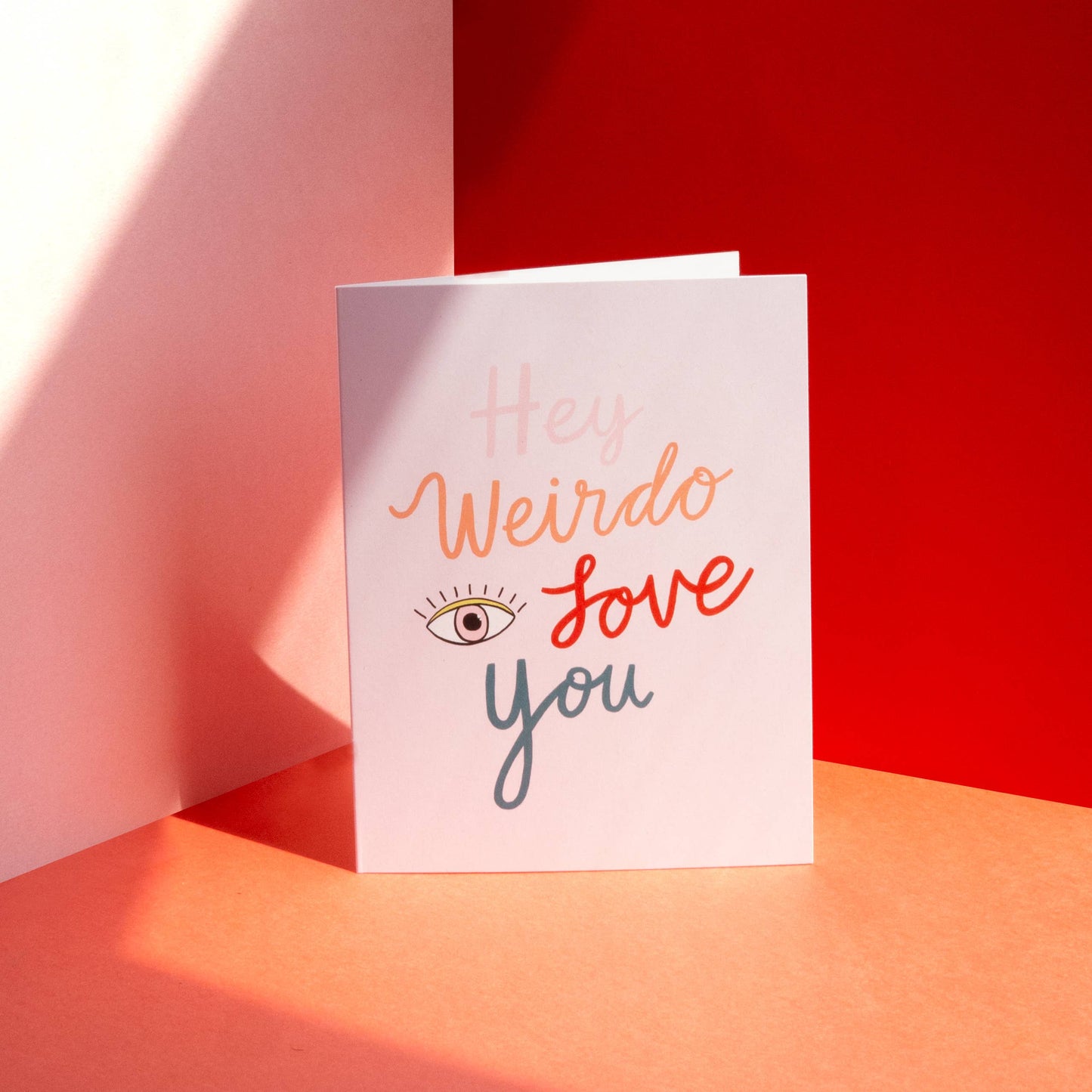 Pineapple Sundays - Hey Weirdo Greeting Card