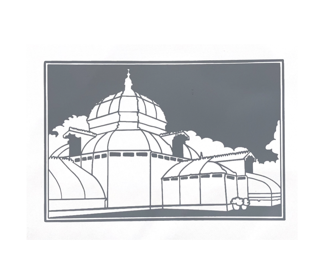 Anne Breedlove - Conservatory Flowers Inverse Postcard - A6