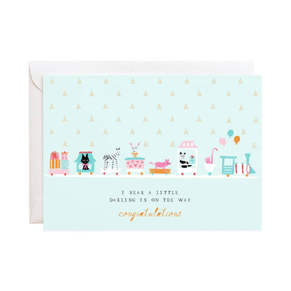Mr. Boddington's Studio - Choo Choo Train - Greeting Card