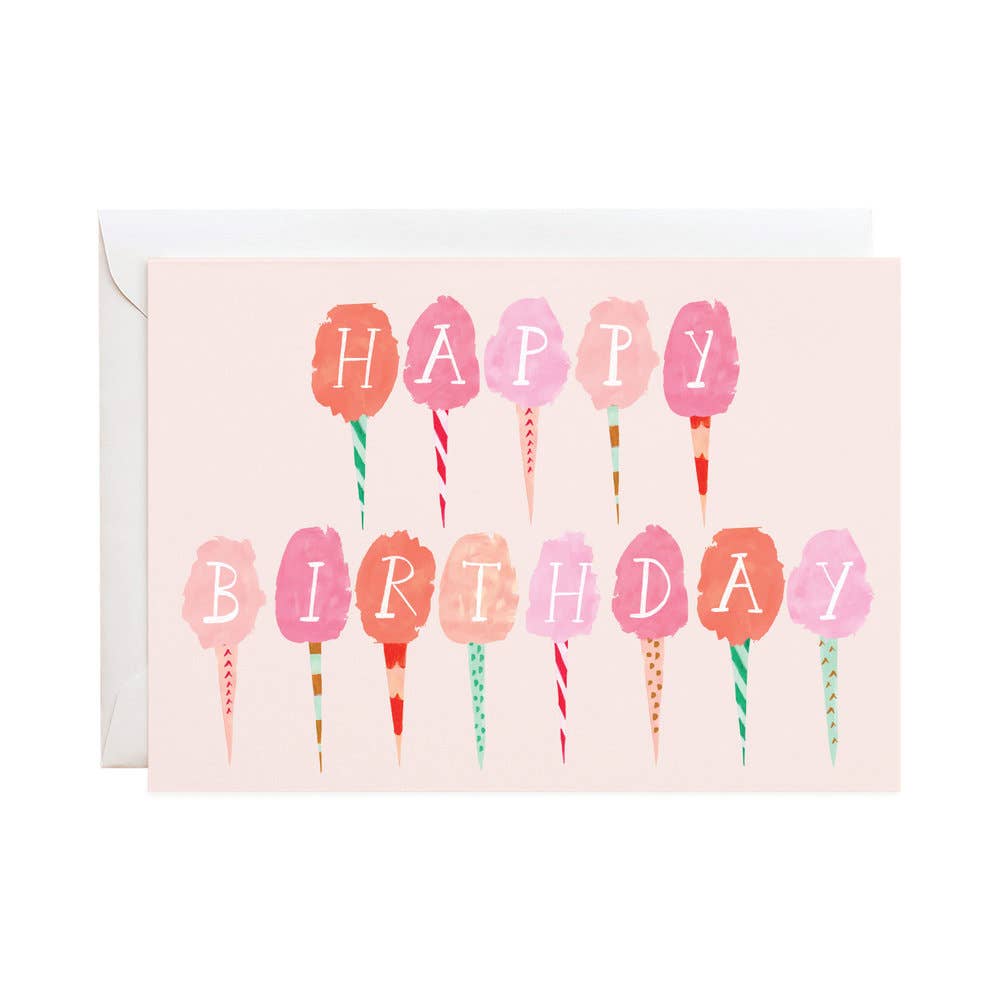 Mr. Boddington's Studio - Cotton Candy for the Birthday Girl - Greeting Card
