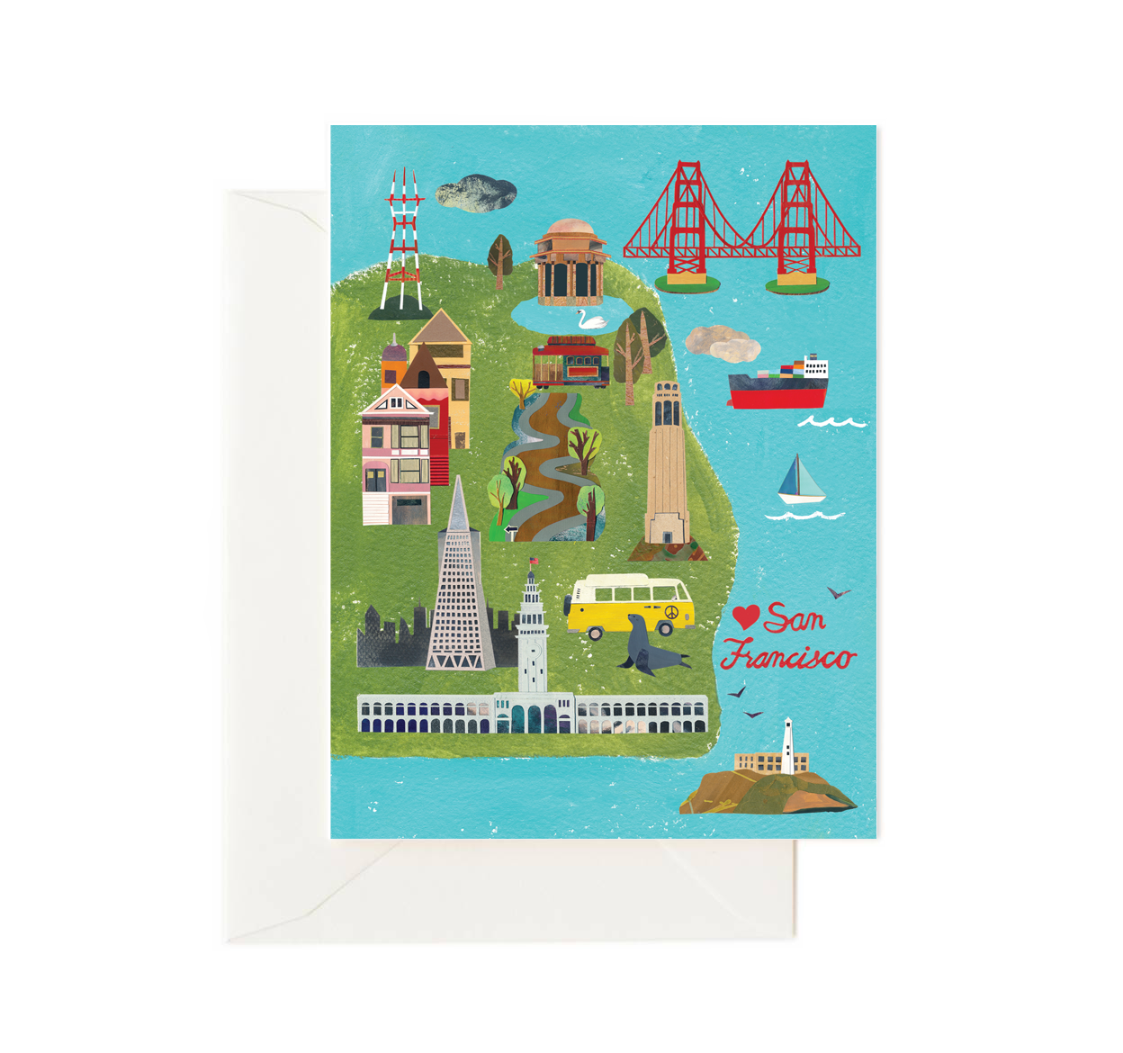 Forage Paper Co. - Greetings from San Francisco Card