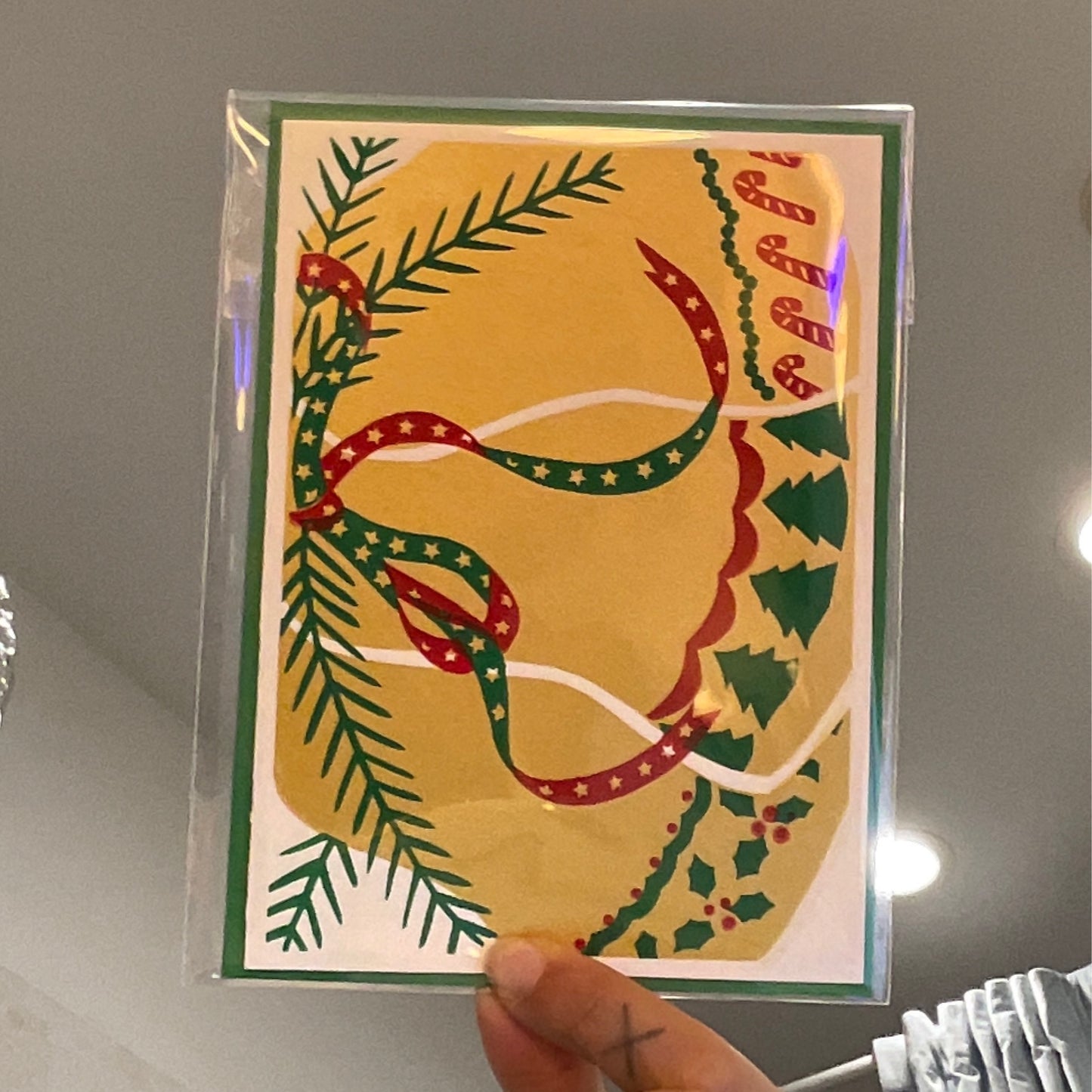 Anne Breedlove - Christmas Ribbon - Gold