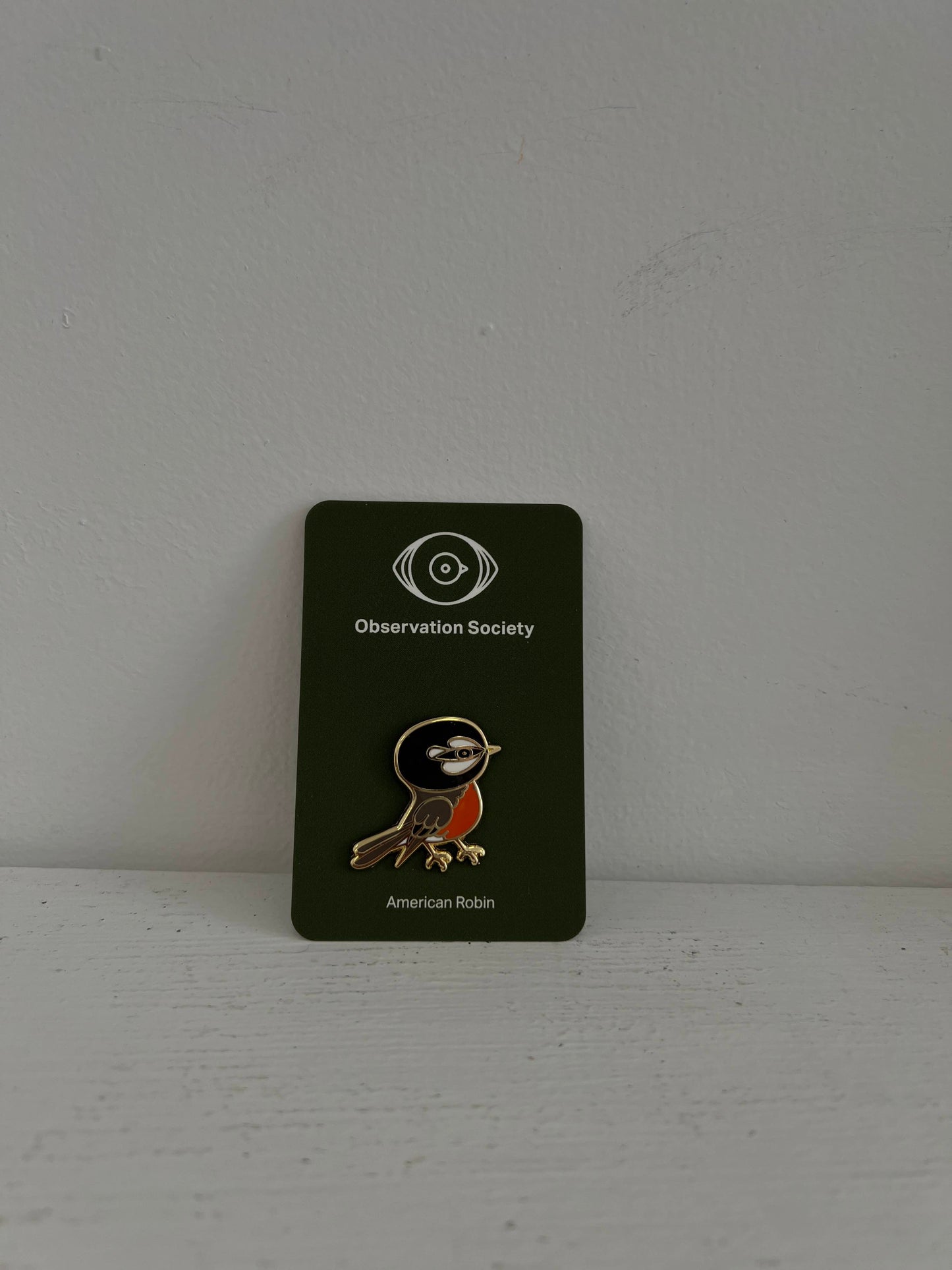 Observation - American Robin - Pin