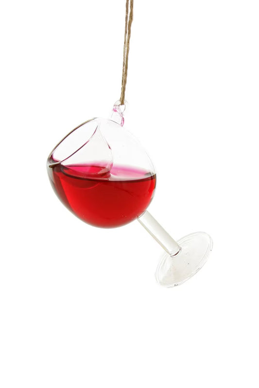 Cody Foster - Glass of Wine - Red - Ornament