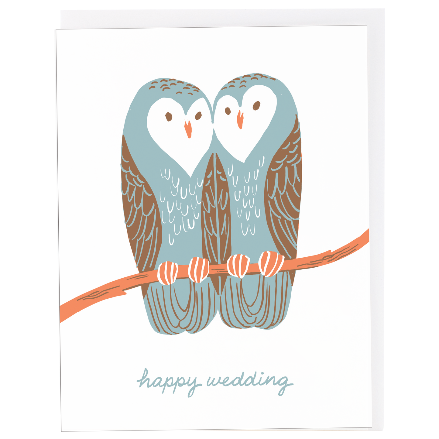 Smudge Ink - Loving Owls Wedding Card