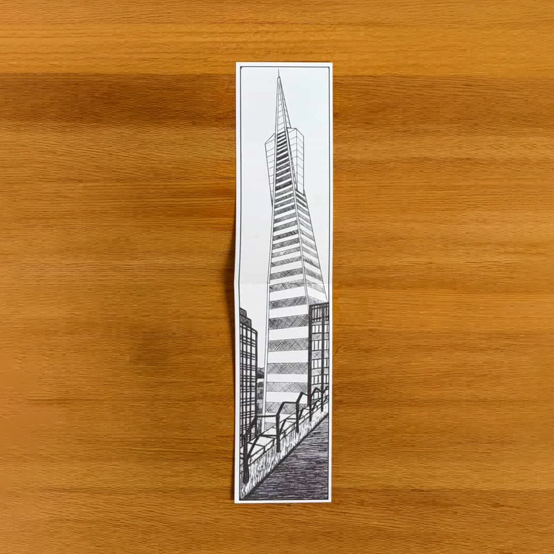 Kurt M. Schwartzmann - Pen & Ink (343 Sansome) Greeting Card