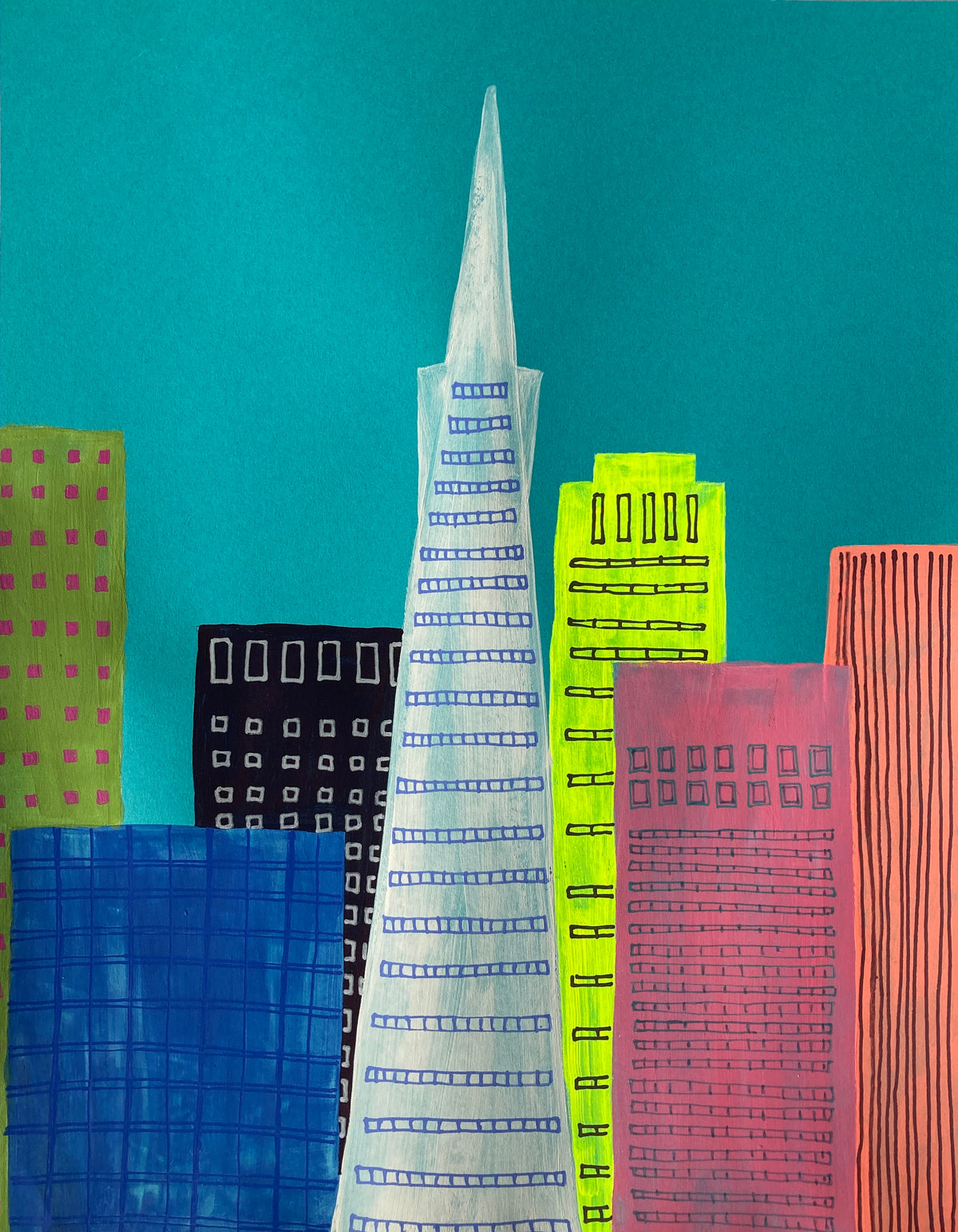 Bridget Watson Payne - Transamerica Postcard
