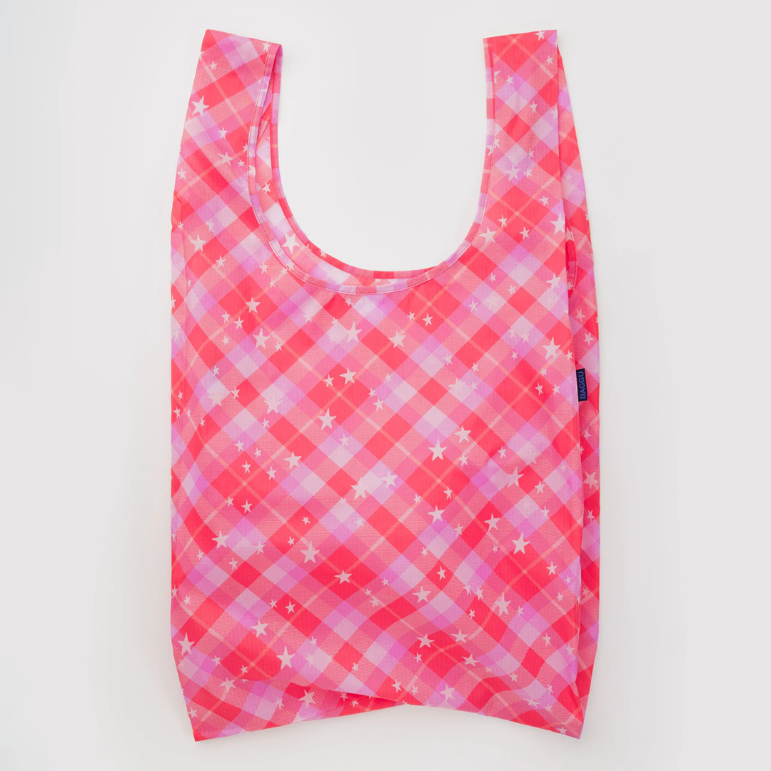 Baggu - Big Baggu - Pink Star Plaid