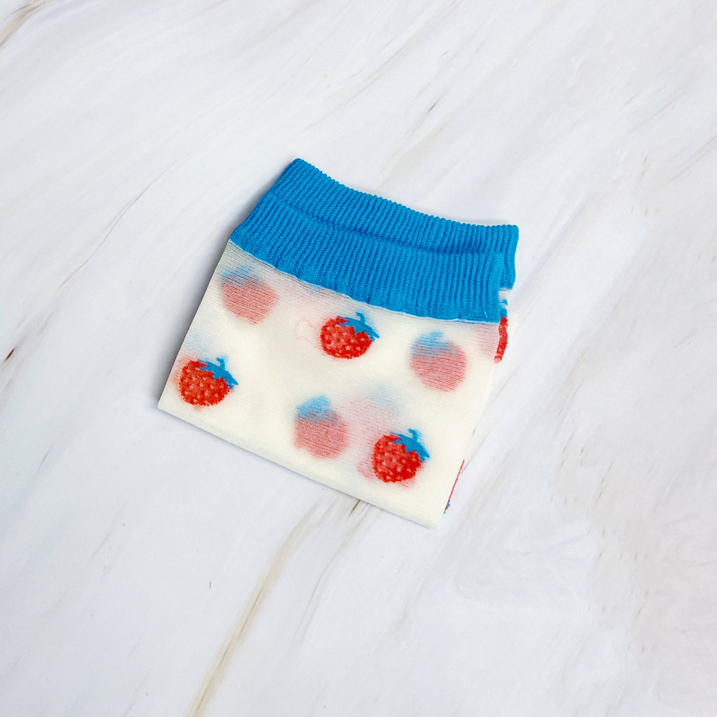 Ellison+Young Strawberry Sheer Socks