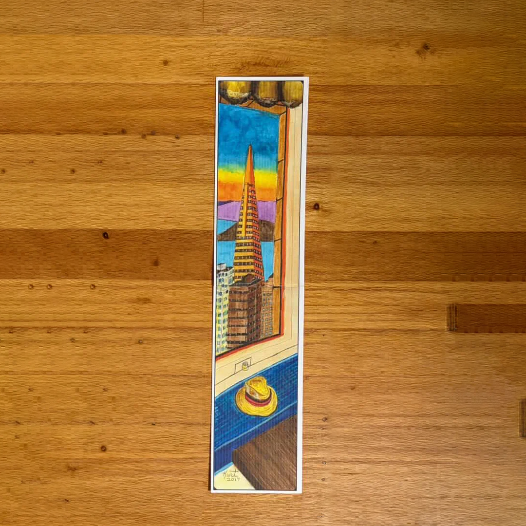 Kurt M. Schwartzmann - Watch It Get Dark (From the Top of the Mark) Greeting Card