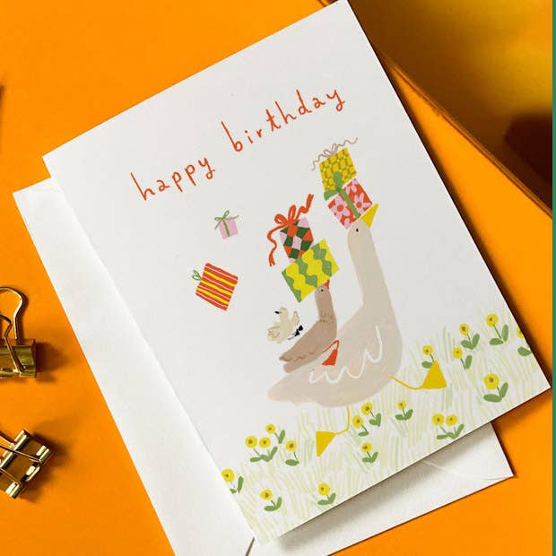 Karen Schipper - Duck Delivery Birthday – Cute Animal Birthday Card