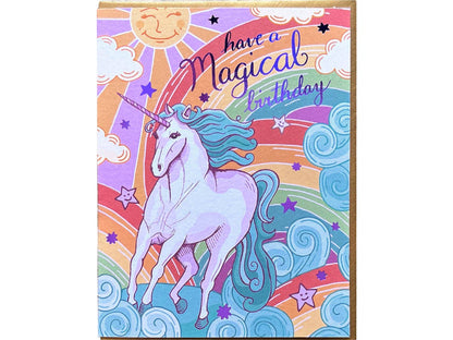Noteworthy Paper & Press - Unicorn Birthday Card