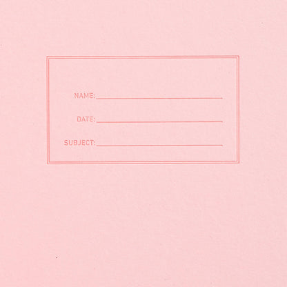 Shorthand Press - Standard Notebook - Pink Lemonade: Right Handed / Lined