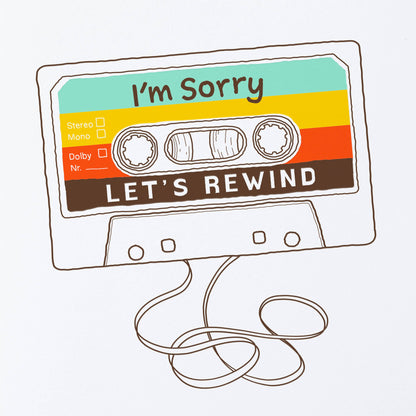Sweet Bippy Press - Let's Rewind Greeting Card