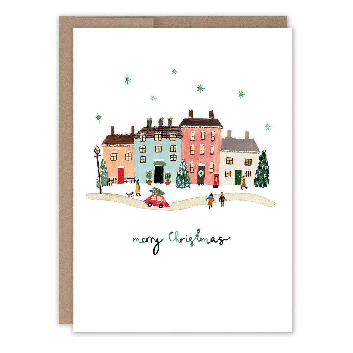 Biely & Shoaf - Little Christmas Village Boxed Holiday Cards - Set of 10