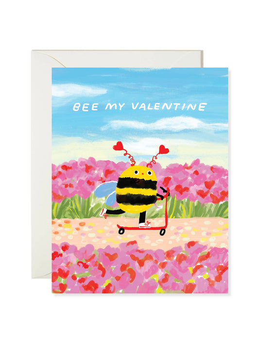 Karen Schipper - Valentine Bee Greeting Card – Sweet Valentine Card