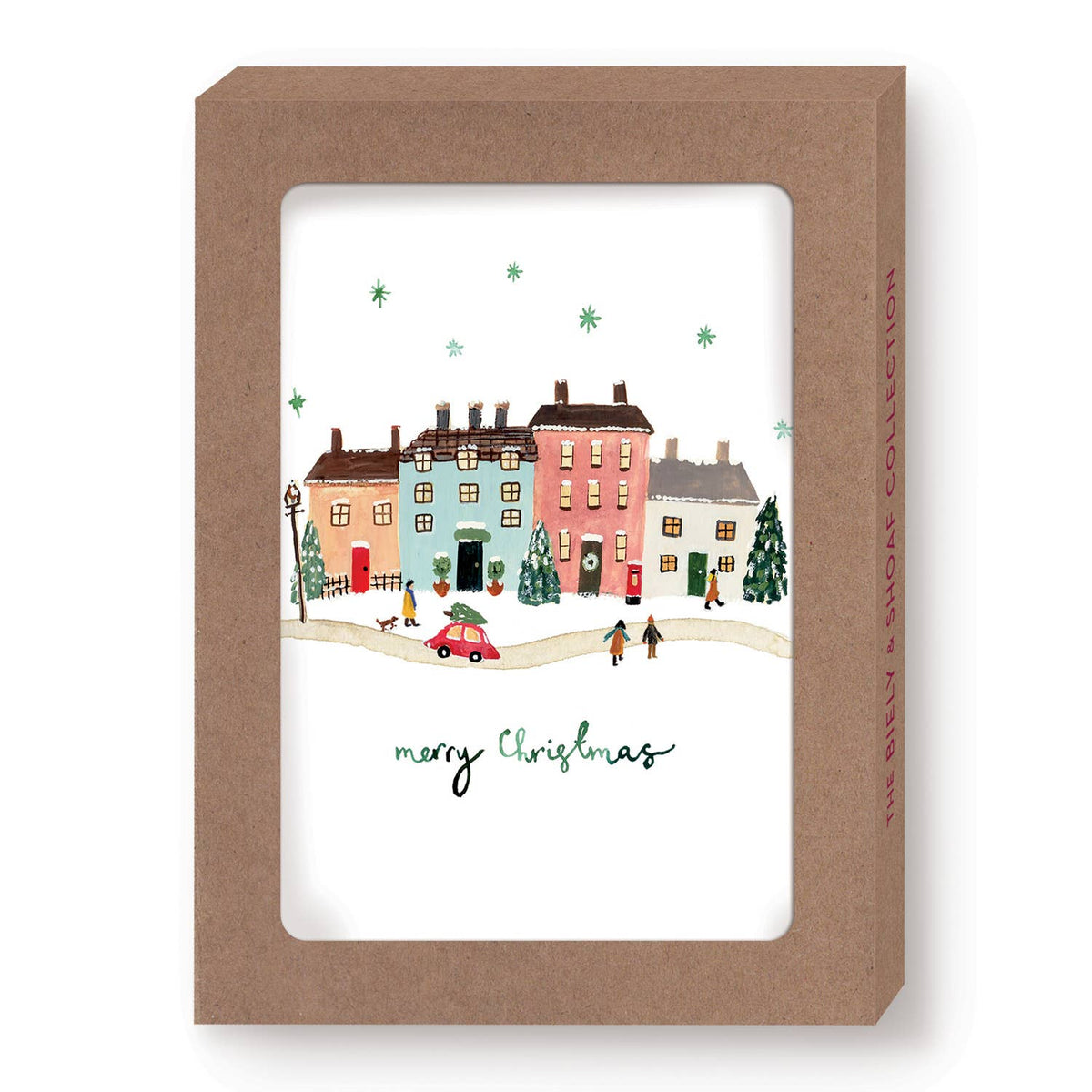 Biely & Shoaf - Little Christmas Village Boxed Holiday Cards - Set of 10