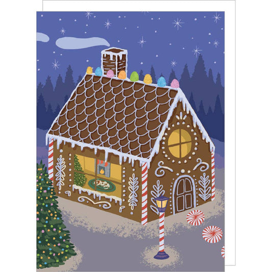 Smudge Ink - Gingerbread Magic Holiday Card: Single Card
