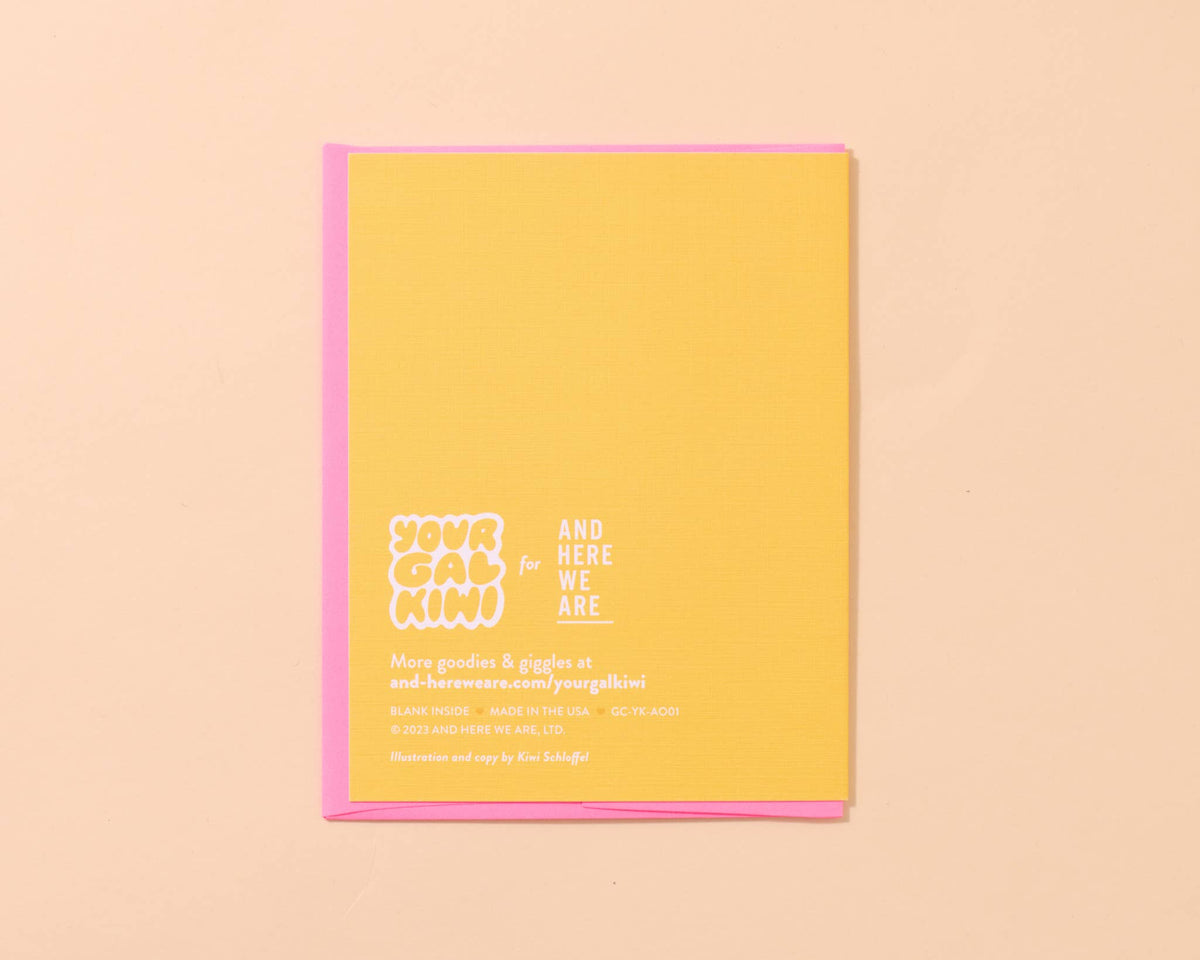 Postscript Cards And Here We Are - New Baby Card—Your Gal Kiwi—Already Obsessed (Sweet ...