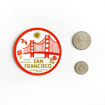 Paper Parasol Press - San Francisco Icons Sticker