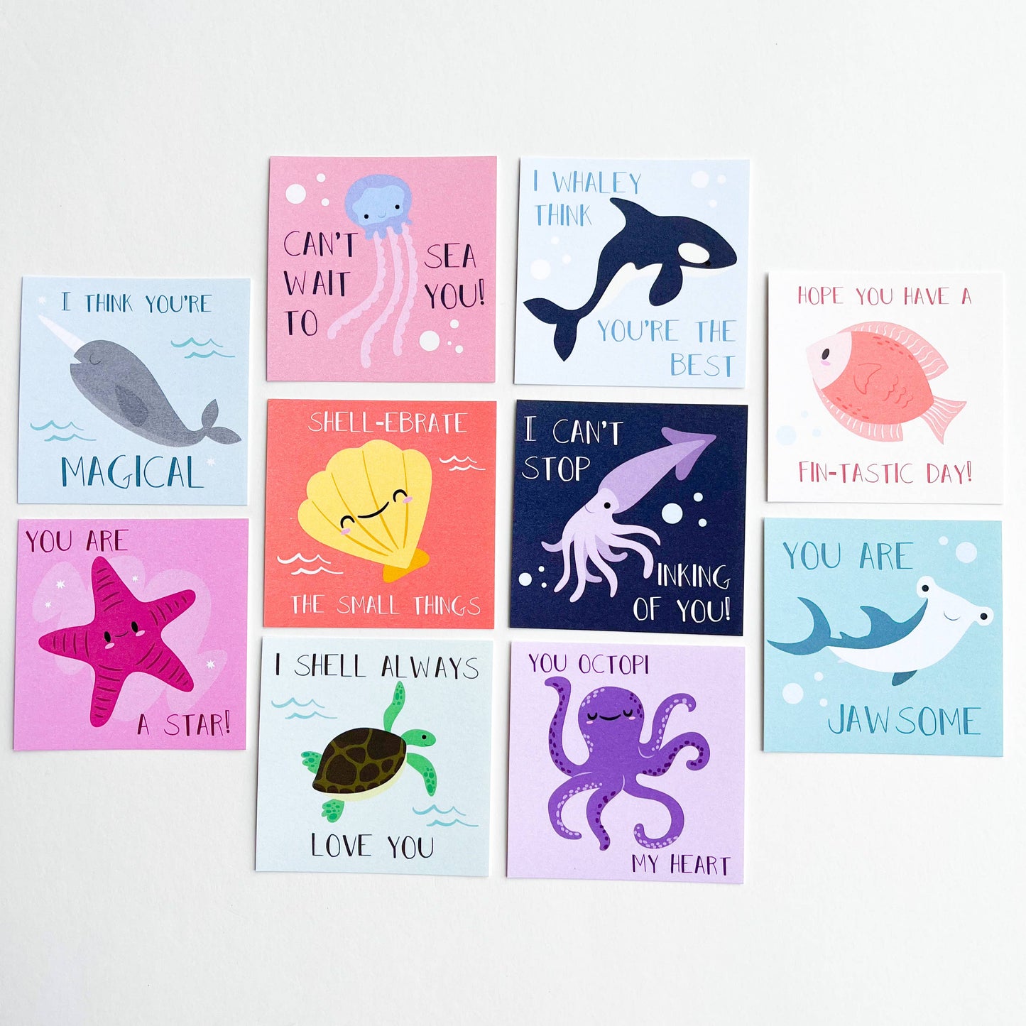 The Paxton Press - Lunch Box Notes - Sea Creatures