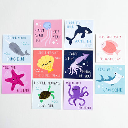 The Paxton Press - Lunch Box Notes - Sea Creatures