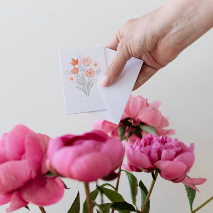 Ramona & Ruth - Just For You Bouquet Mini Card