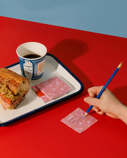 Mel Andrel - Lunch Notes - Deli + Olive Sticky Note 2 Pack