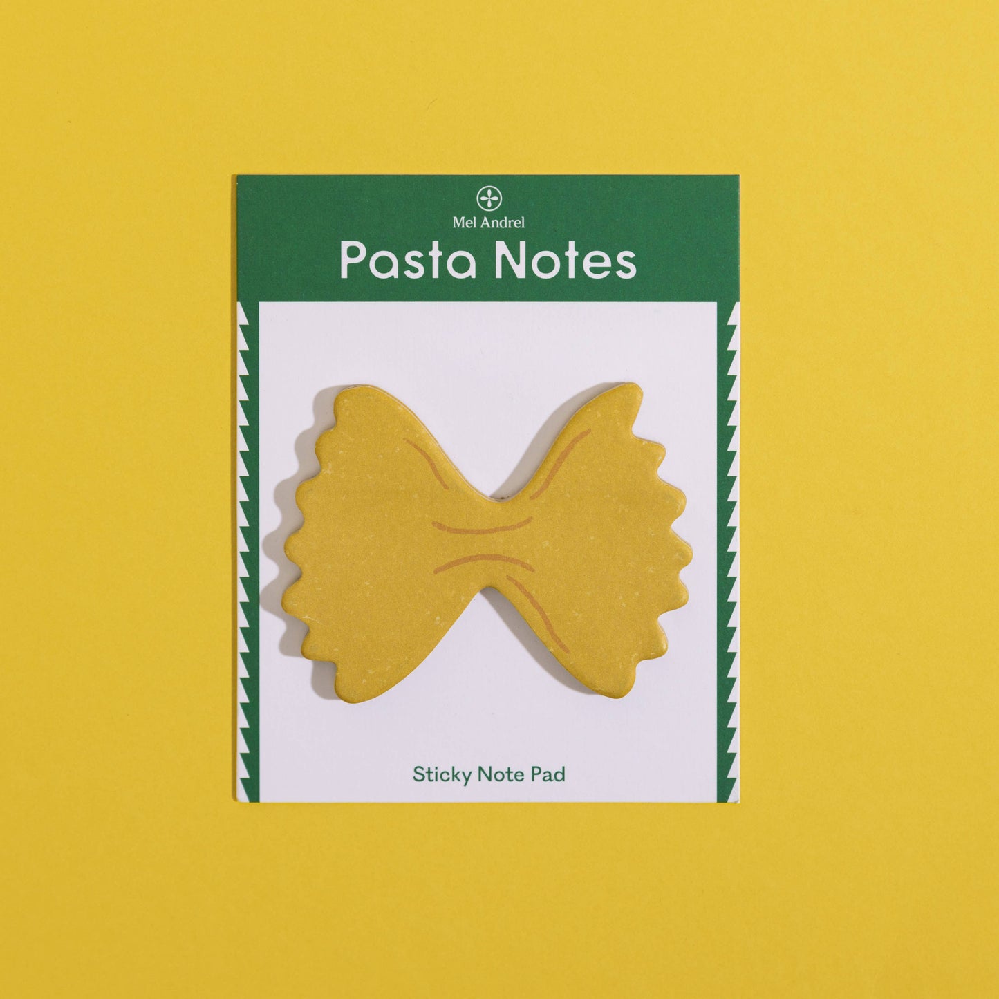 Mel Andrel - Farfalle Pasta Die-cut Sticky Notes