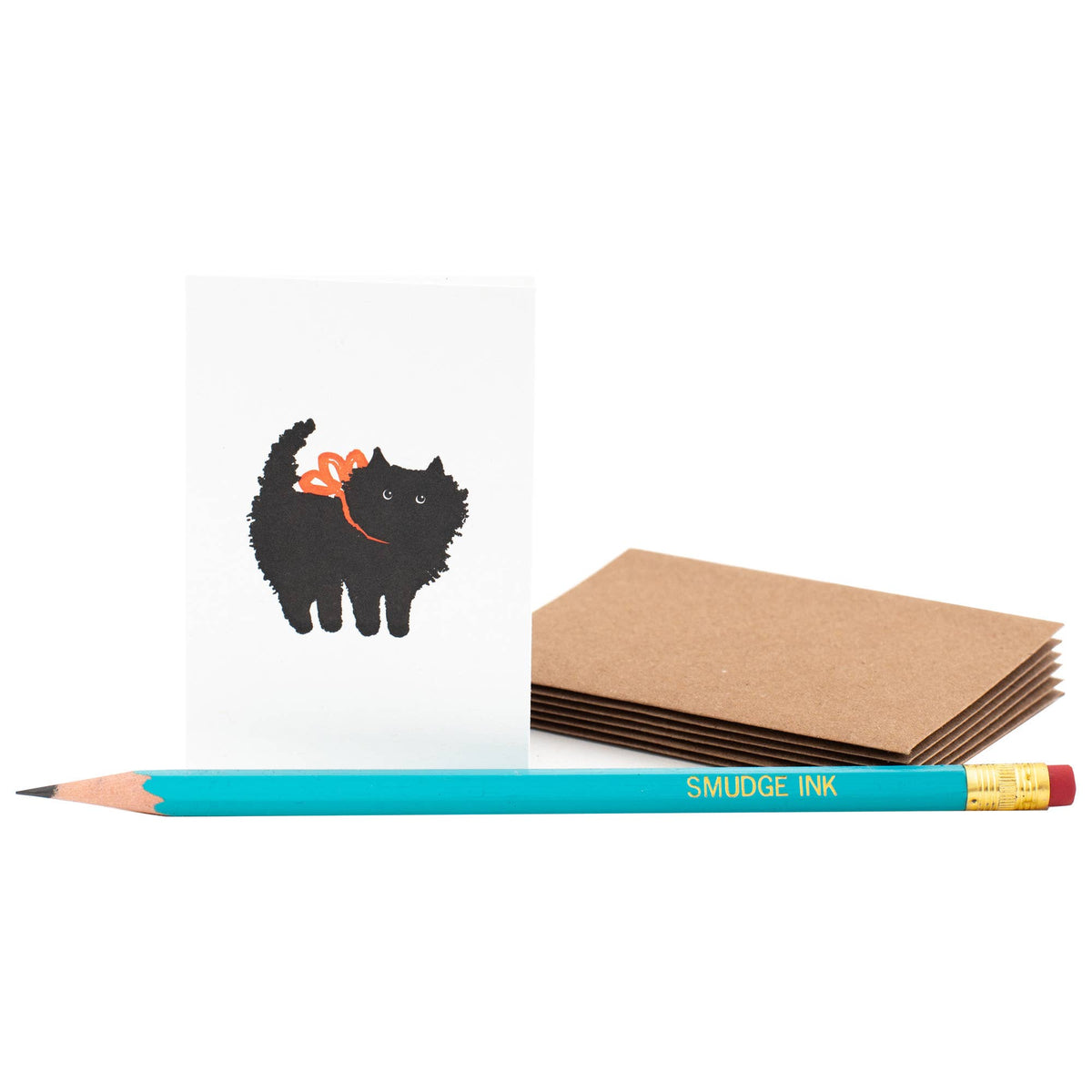 Smudge Ink - Mini Festive Cat Card Set