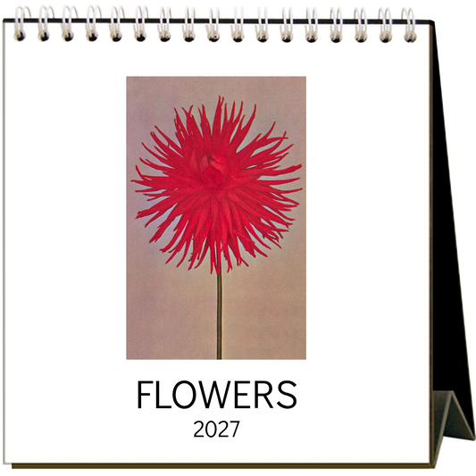 Found Image Press - Flowers 2027 Desk Calendar