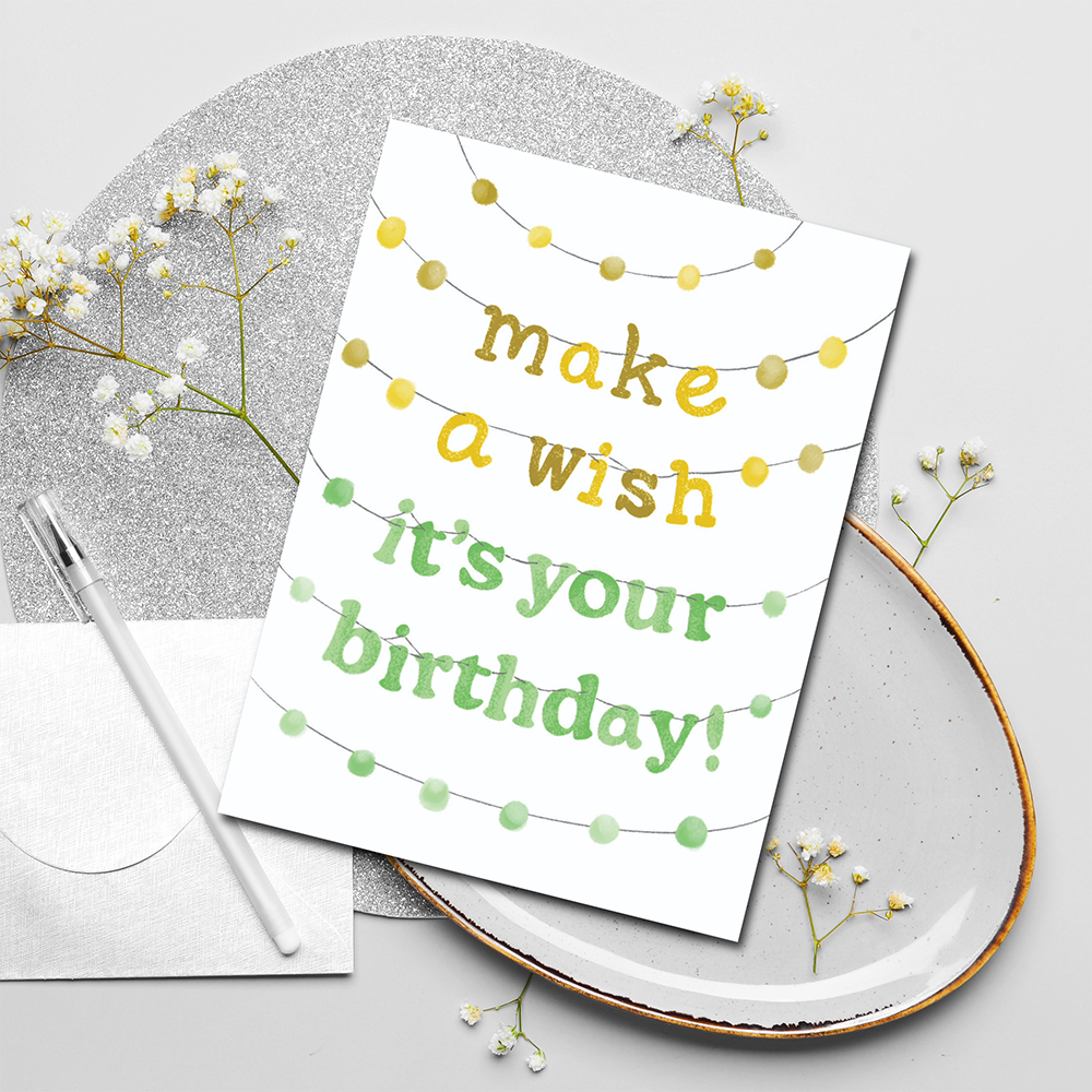 Quietude Studio - Make a Wish Happy Birthday