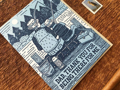 Noteworthy Paper & Press - Dad Fishing Card